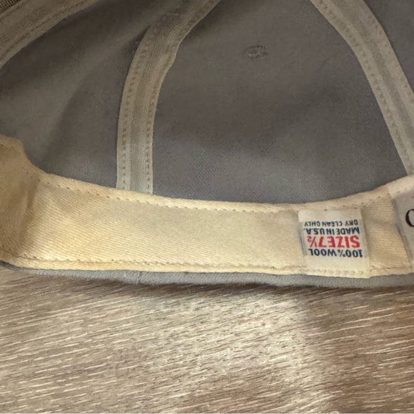 Vintage Baltimore Orioles New Era Pro Model 5950 Fitted Hat Gray USA Made 7 1/2 - Picture 11 of 12